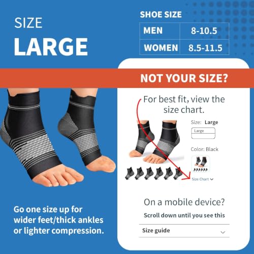 6 Pairs Plantar Fasciitis Socks