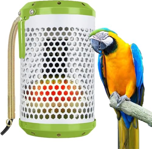 Niuoyrd 保温電球カバー付 100W鳥 ヒーター インコ とり暖寄りそいヒーター 爬虫類 両生類ヒーター 鳥用ヒーター アフリカ灰 オウム ハムスター用 文鳥 セキセイインコ コザクラインコ オカメインコ サザナミインコ 桜文鳥 セキセイインコ用 (
