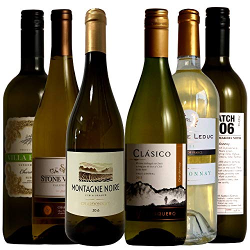 世界のシャルドネ飲み比べ 厳選 白ワイン6本セット 750ml×6本