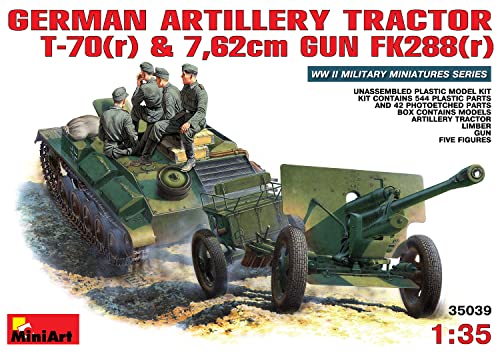 MiniArt Kit de Modelo Tractor Artillería T-70 1:35