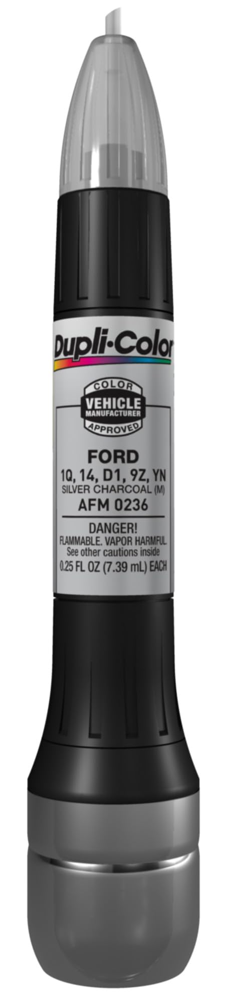 Dupli-Color Scratch Fix All-in-1 Touch Up Paint, Gloss, Silver Charcoal (M), .50 fl. oz.