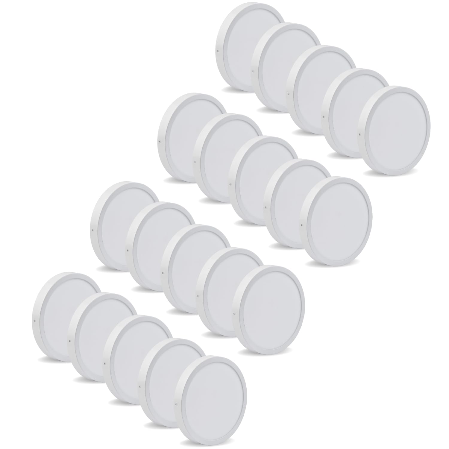 Aaradhna Round Surface LED Panel Light | Cool White 6500K | Ceiling Mount LED Panel | Energy Efficient Indoor Lighting | (20, 22, Watts)-image-15