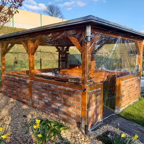 Bâche imperméable transparente pour camping et extérieur, format pratique de 1,2x2 m - 7