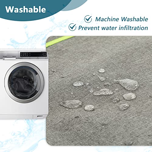 PETSFIT Capa de caixa de cachorro, capa de canil de 106 cm para caixa de arame para cães, portas dup