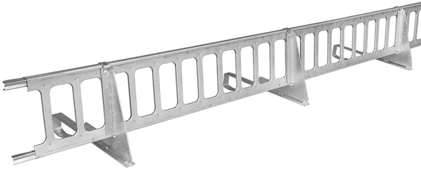Schneefanggitter ohne Farbe 2,0 m, 9-teiliges Set inkl. Auflageschutz, Made in Germany, 263 kg pro Meter stark, universales Schneefangsystem, blitzschnell montiert