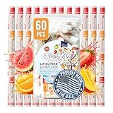CHAP-LIP Original Lip Balm Hydrating Bulk Chap Stick with Fruit Flavors, Coconut Oil, and Cocoa Butter - Christmas Gift Stocking Stuffers Lip Therapy Pack for Men and Women - Made in the USA, 60 Pack