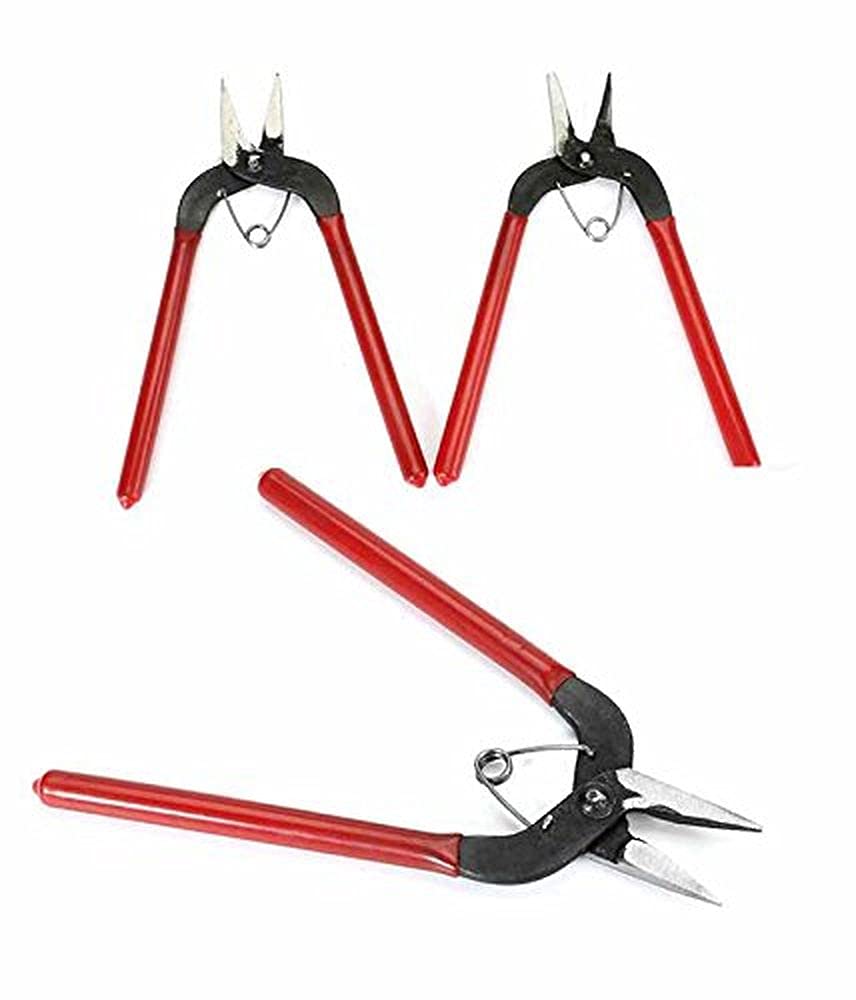 Diy Crafts CT-DIY-HI-47025 Plier Cutter Cut Jewelry Making Tool Repair Cutter Handmade Tool, # 1, Pack of 3 (Multicolor)