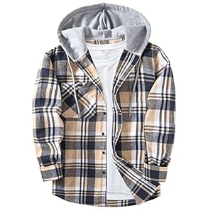 JACKETOWN Plaid Casual Sweatshirt H...