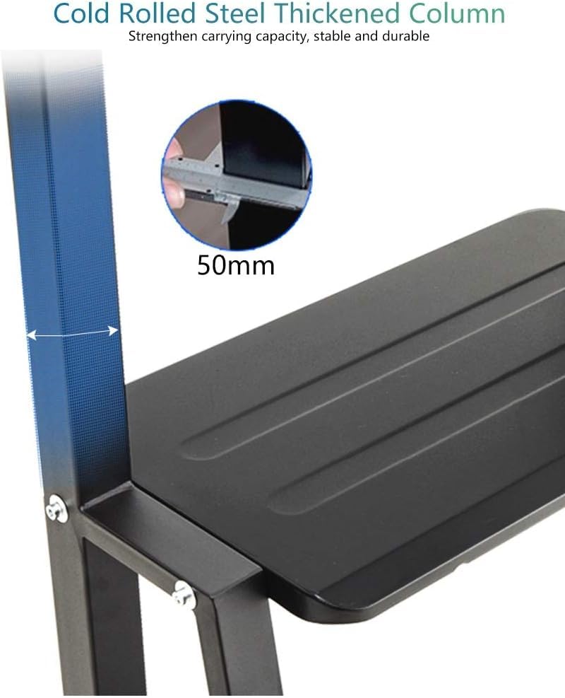 Soporte móvil para TV con ruedas, negro miniatura 4