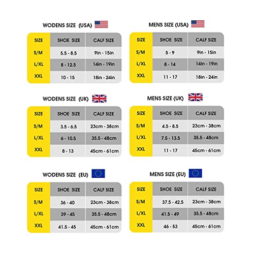 Sportcompressiekousen Lange buis licht marathon uitgevoerd fitness kalf compressie sokken 3 paar handdoek bodem lange buis sokken Voor Mannen En Vrouwen (Color : White, Size : XL) - Afbeelding 4