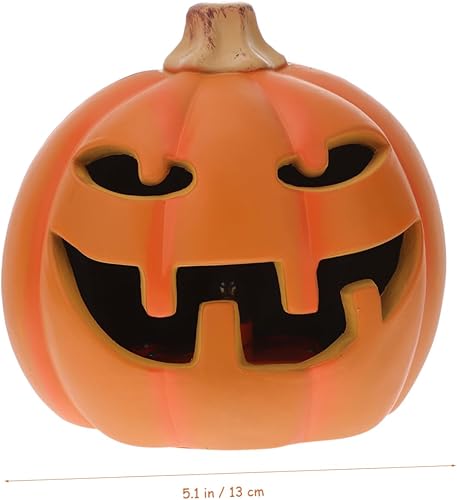 Miniatura 4 de DOITOOL 2 piezas de Halloween Jack-o-Lantern para decoración de puerta de Halloween, decoración de Halloween, decoración de faroles al aire libre,