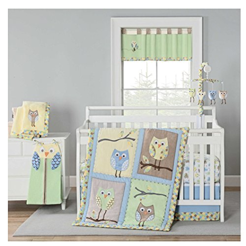 Laugh Giggle & Smile Mod Owls 4 Piece Crib Set
