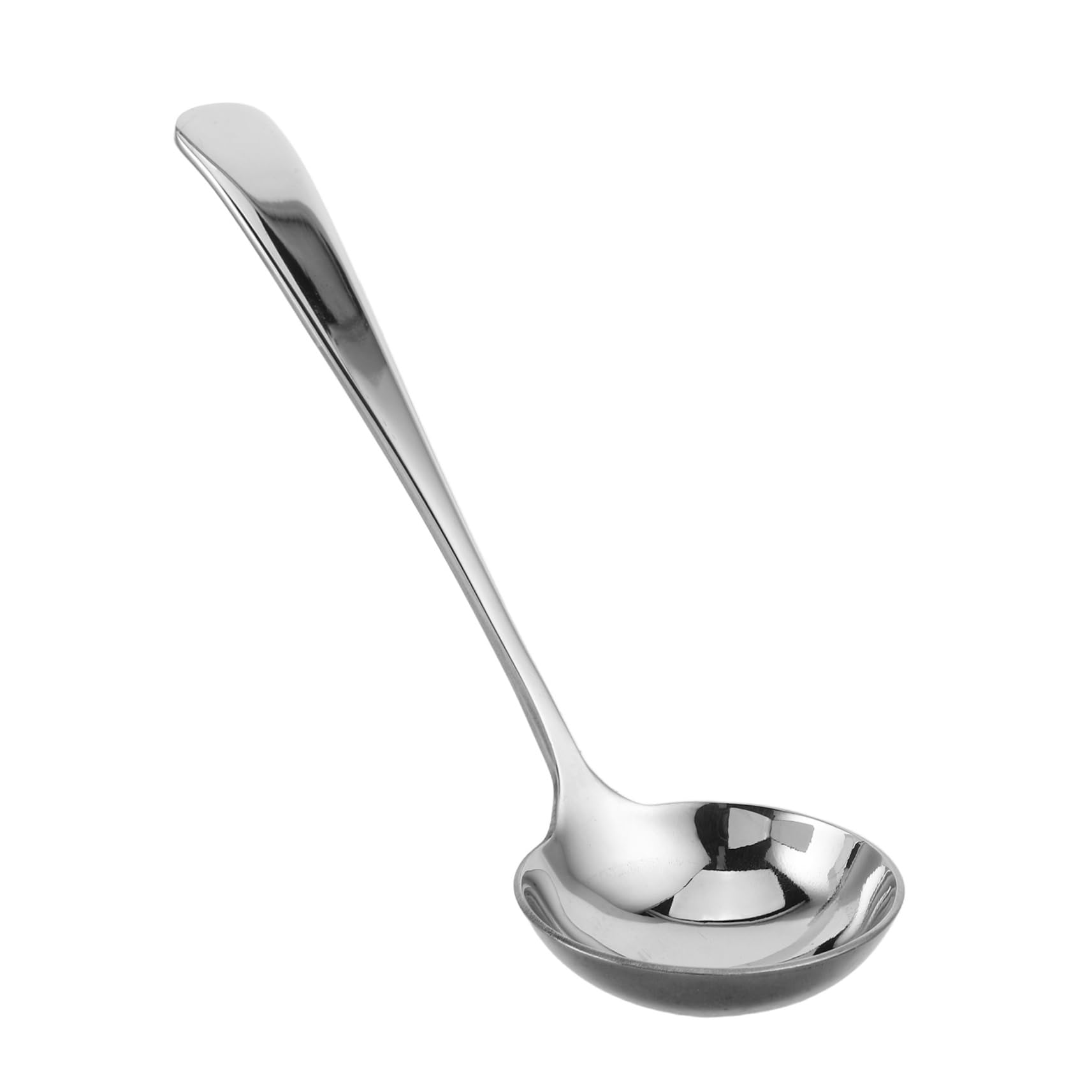NAMOARLY Stainless Steel Soup Spoon with Long Handle Ladle for Cooking Serving Soups and Stews Heat Resistant for Professional Kitchen Use and Hot Pot Cooking