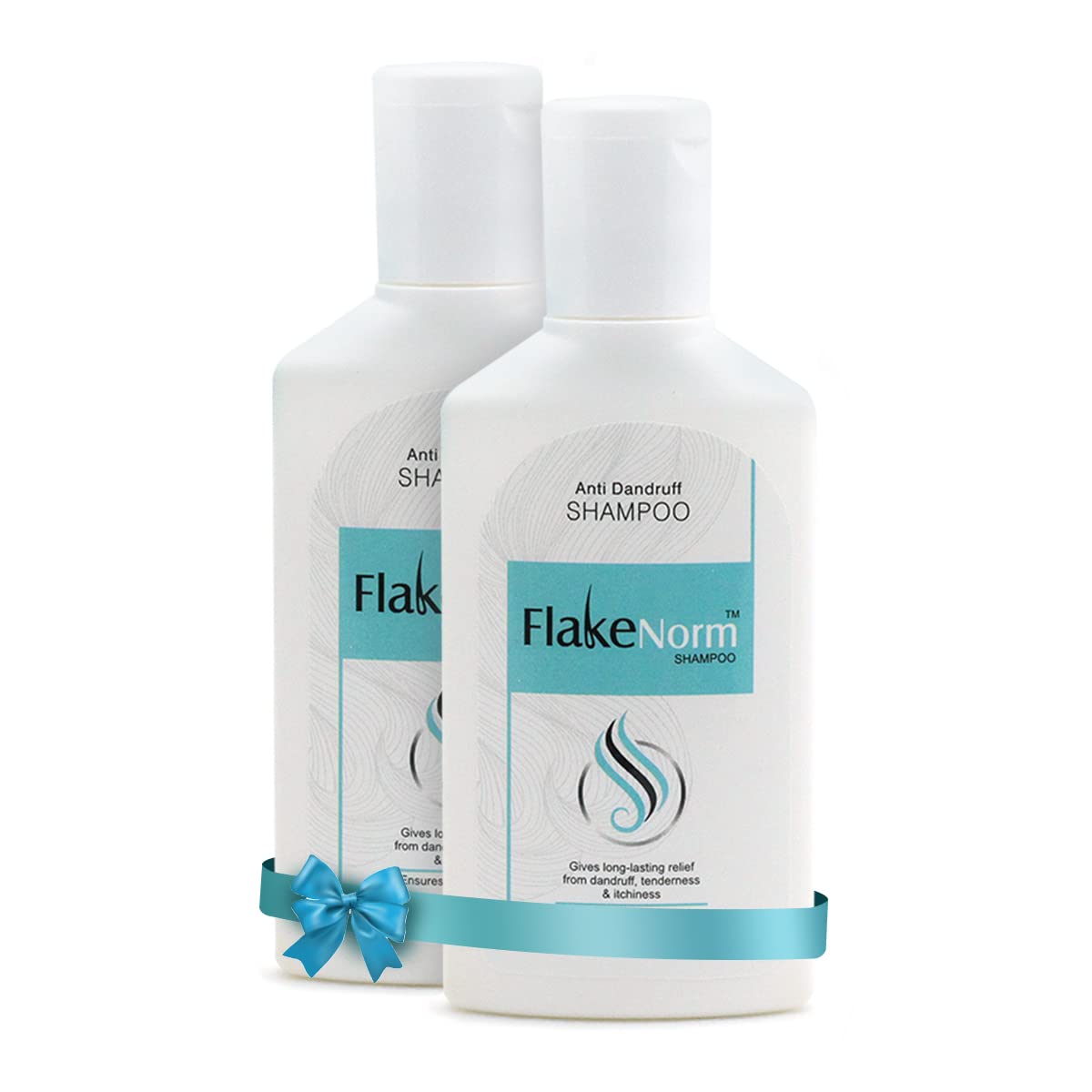 Flake Norm Anti-Dandruff Shampoo, 60ml - Pack of 2 | For Men and Women | Provides Long Lasting Nourishes and Smooth hair | Reduce Dandruff, Tenderness, Itchiness | With Asiatica Extract, Olive Oil
