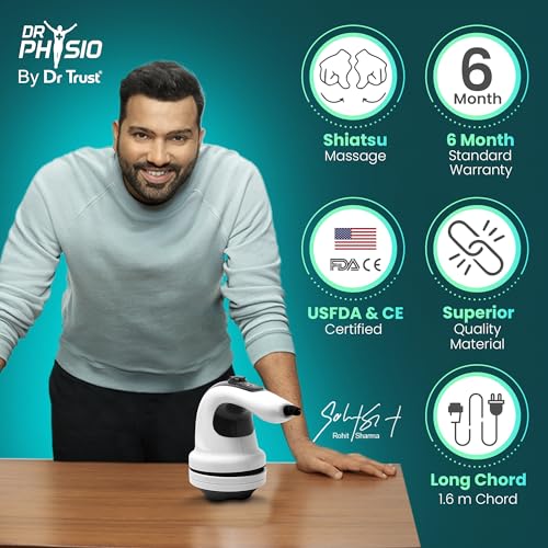 Dr Physio Electric Full Body Massager for Pain Relief of Back, Leg & Foot, White - Image 3