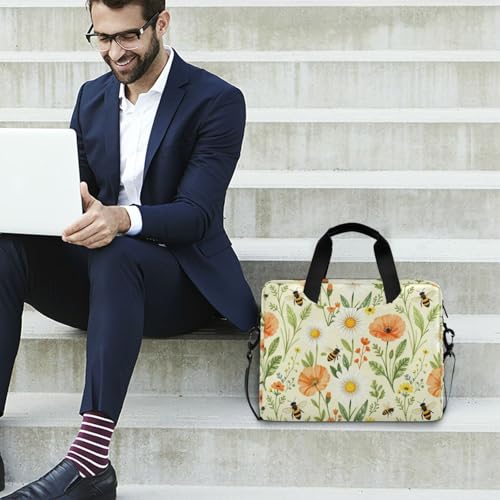 Funda para portátil 15.6 pulg con asa y correa cruzada miniatura 3