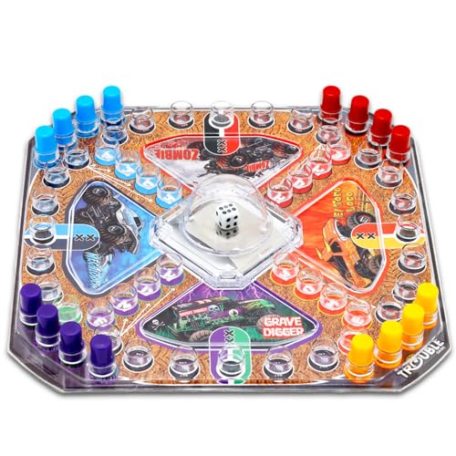 Monster Jam Pop Up Board Game miniatura 3