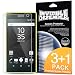 Xperia Z5 Compact Screen Protector - Invisible Defender [3-PACK + 1 FREE EXTRA BONUS SHEET] Crystal Clear HD Screen Protector [All Purpose Anti-Scratch] for Sony Xperia Z5 Compact