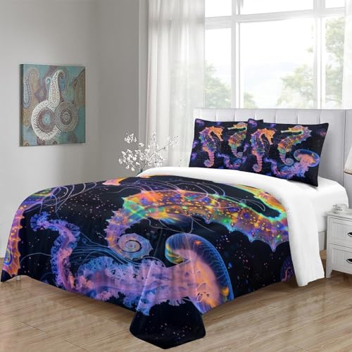 Parure de lit océan en microfibre pour créer une ambiance marine dans la chambre