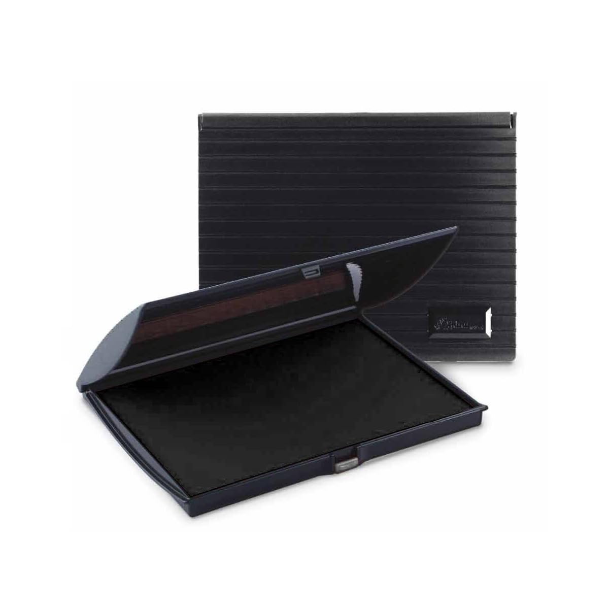 Infusion 5" x 7" Large Stamp Ink Pad for Rubber Stamps, Your Go to Large Stamp Ink Pad for Bright Color, Even Coverage and Durability, Black