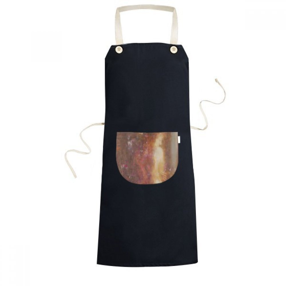 Tablier de cuisine anti taches bavoir réglable de poche pour adulte