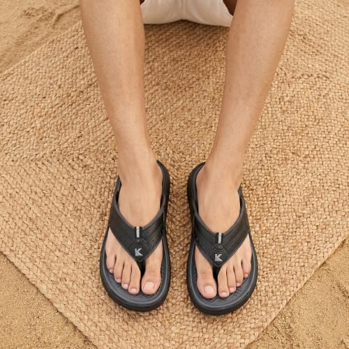 Image of KazarMax Men Slipper | Lightweight | Skid Resistent | Super comfortable Sporty Thong Flip-Flops Slippers For Men