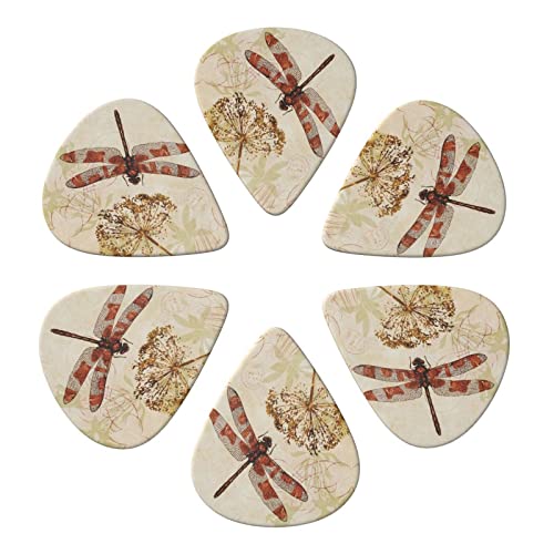 Dragonfly Bee Lot de 6 médiators pour guitare acoustique, guitare électrique, basse, ukulélé – fins, moyens et épais - Les Beatles, Paul McCartney, John Lennon, RIngo Starr, George Harrison Dragonfly Bee Lot de 6 médiators pour guitare acoustique, guitare électrique, basse, ukulélé - fins, moyens et épais – Image 5
