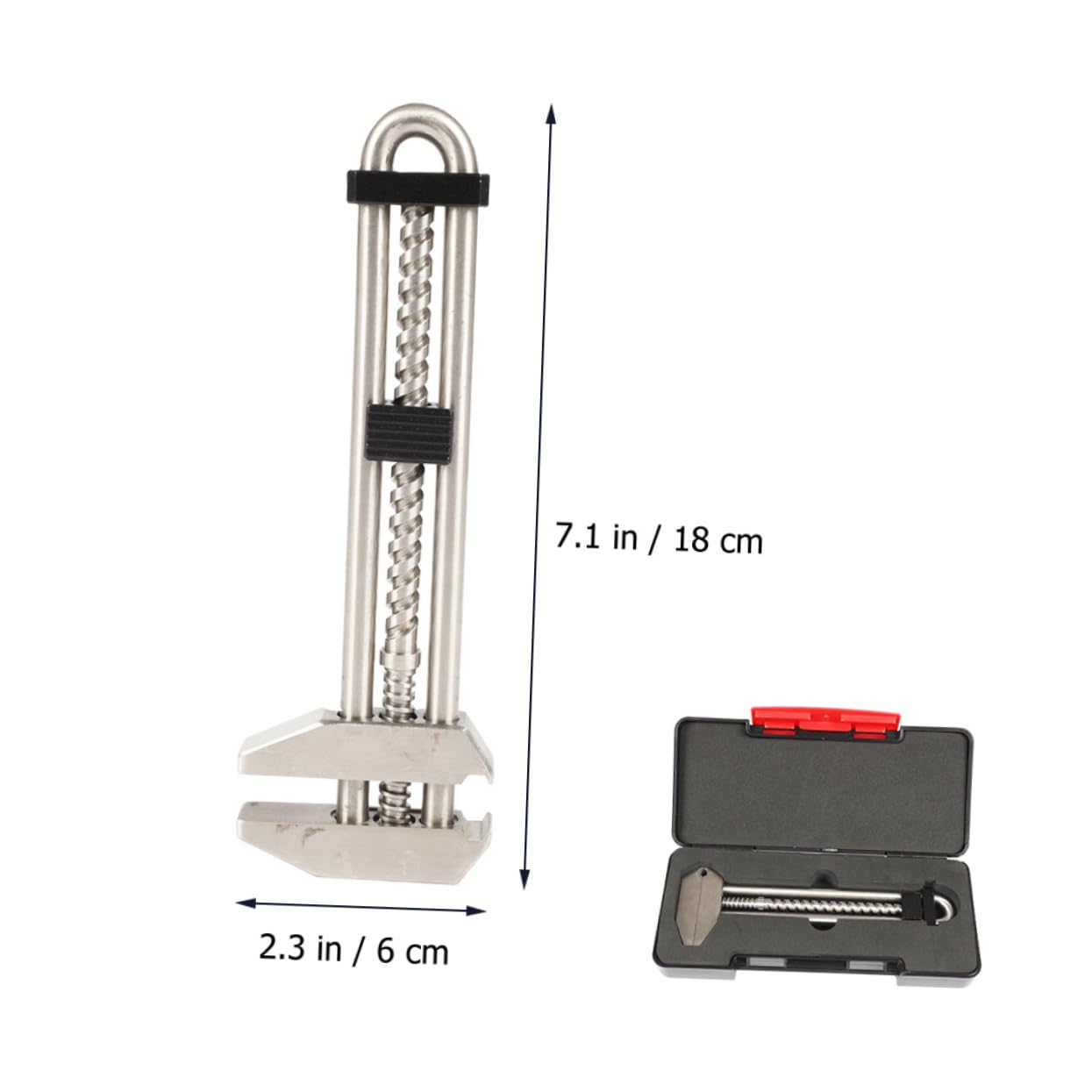 NULYLU Stainless Steel Wrench Multi-function Spanner Metal Tool Home Wrench Compact and Portable