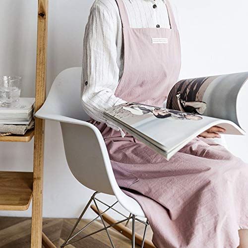 Sf-Zxtinp Cotton And Linen Kitchen Cooking Aprons Dress For Women With Pockets Cute For Baking Painting Gardening Cleaning #TOP6