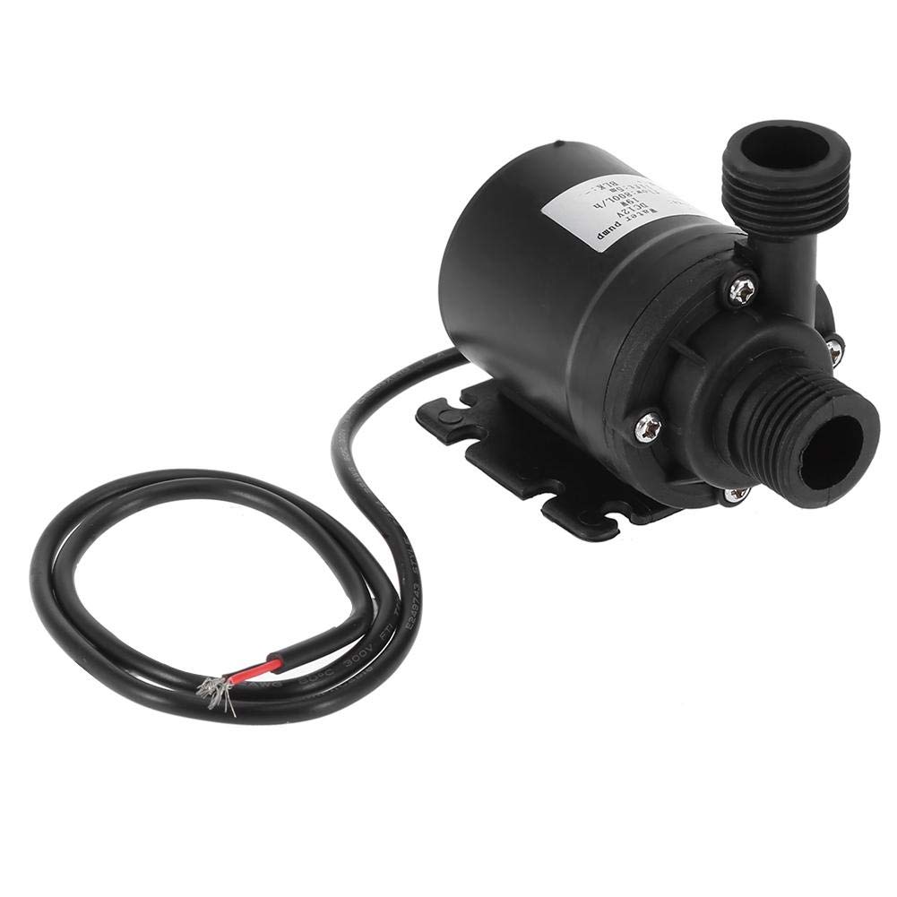 Bomba de jardín DC 12 V 800 L/H, mini bomba de agua para acuario pequeño, jardín, estanque, transportador de herramientas, máximo ascensor: 5 m