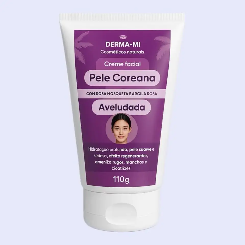 Creme clareador Coreano Hidratante Facial com ação Clareadora- Efeito Pele de Porcelana 100g