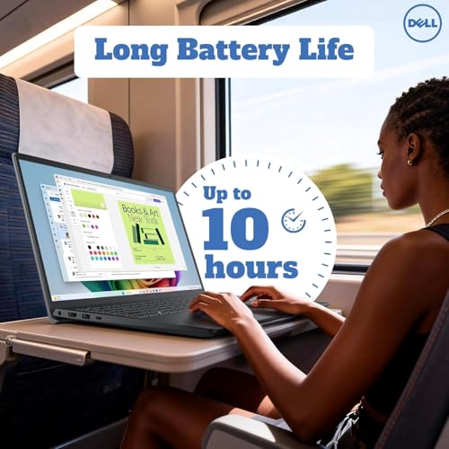 Image of Dell 15 Touchscreen Laptop DC15250, 15.6-inch FHD Anti-Glare Display, Intel Core i7-1355U Processor, 16 GB RAM, 1 TB SSD, Intel UHD Graphics, Backlit Keyboard, Fingerprint Reader, Windows 11 Pro