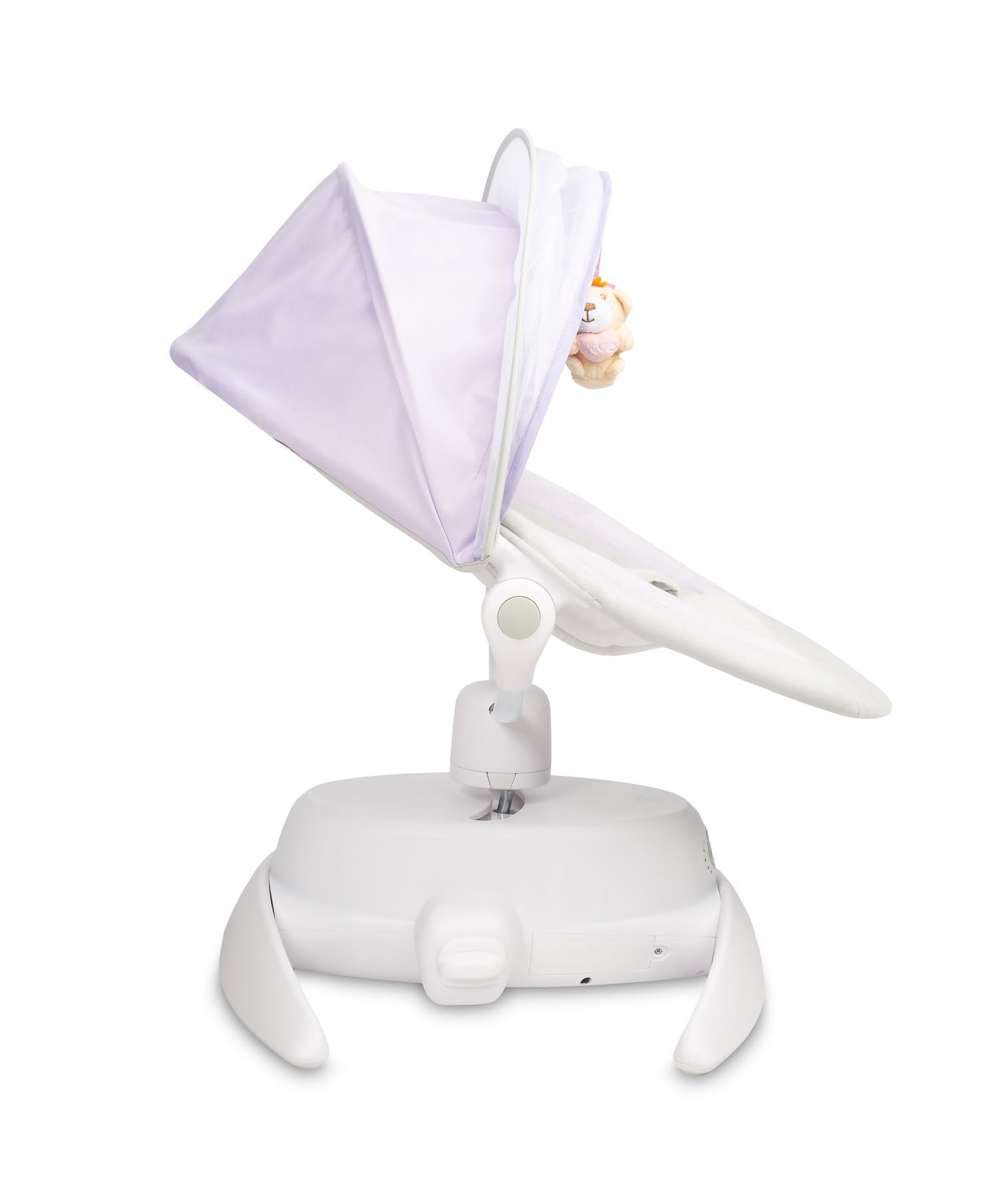 CARETERO - Transat Électrique Opti - Balancelle Électronique avec Trois Modes de Fonctionnement - 360 Degrés - Moustiquaire - Panneau de Contrôle Intuitif - Rotation 360 Degrés - Violet