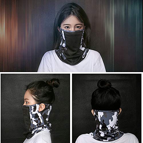 Lenço de ciclismo, Andoer Proteção UV Máscara facial Polaina de proteção solar Ciclismo ao ar livre