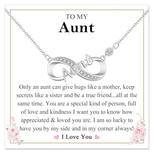 Collier infini en argent pour Noël et cadeaux d'anniversaire maman