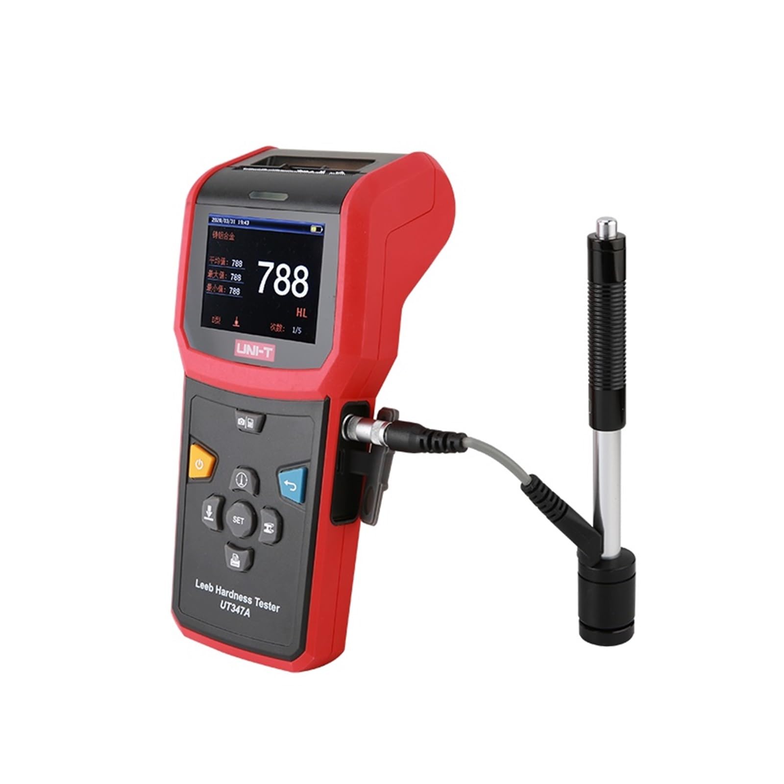 UT347A Digital Leeb Hardness Tester Steel Metal Portable for Industrial Inspection