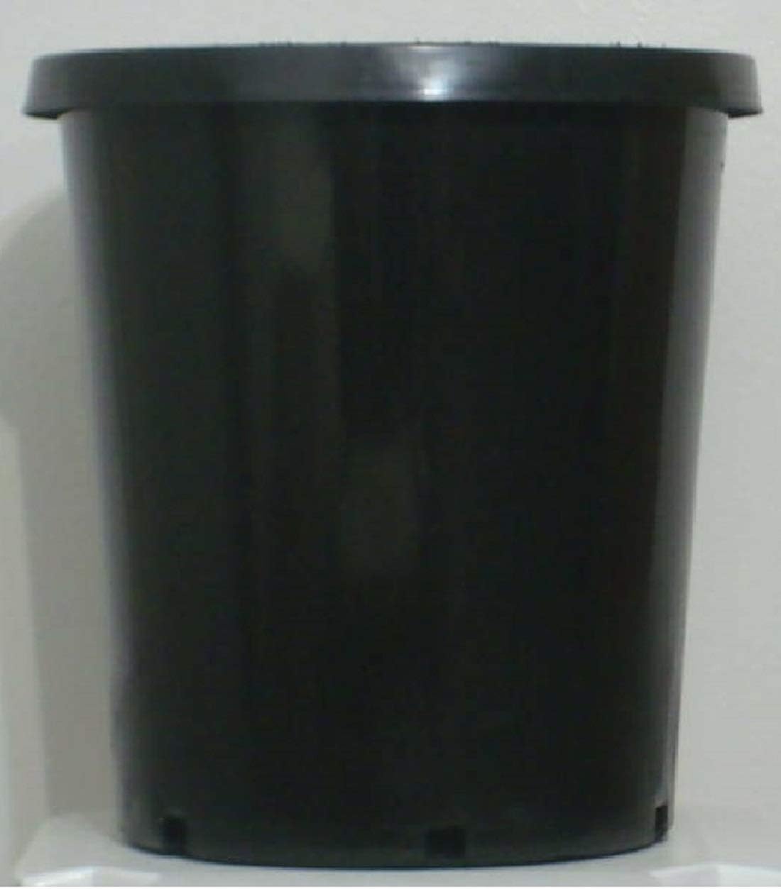 Thaisan7, Black Round HD PLASTIC NURSERY GARDEN PLANT POT, Bucket, Grow bags, Planters For Flower Fruit Herb Home Improvement -15 GALLON -16 inchW x 18 inchH