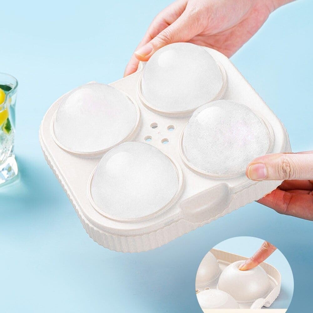 DENSITY COLLECTION Ice Cube Trays Silicone Ice Cube Tray Big Size Ice Cube Molds for Whiskey & Cocktails, Keep Drinks Chilled, Reusable and BPA Free (4 Grid Plastic Ice Cube Try) (B0C855MBYF) Amazon Price History, Amazon Price Tracker