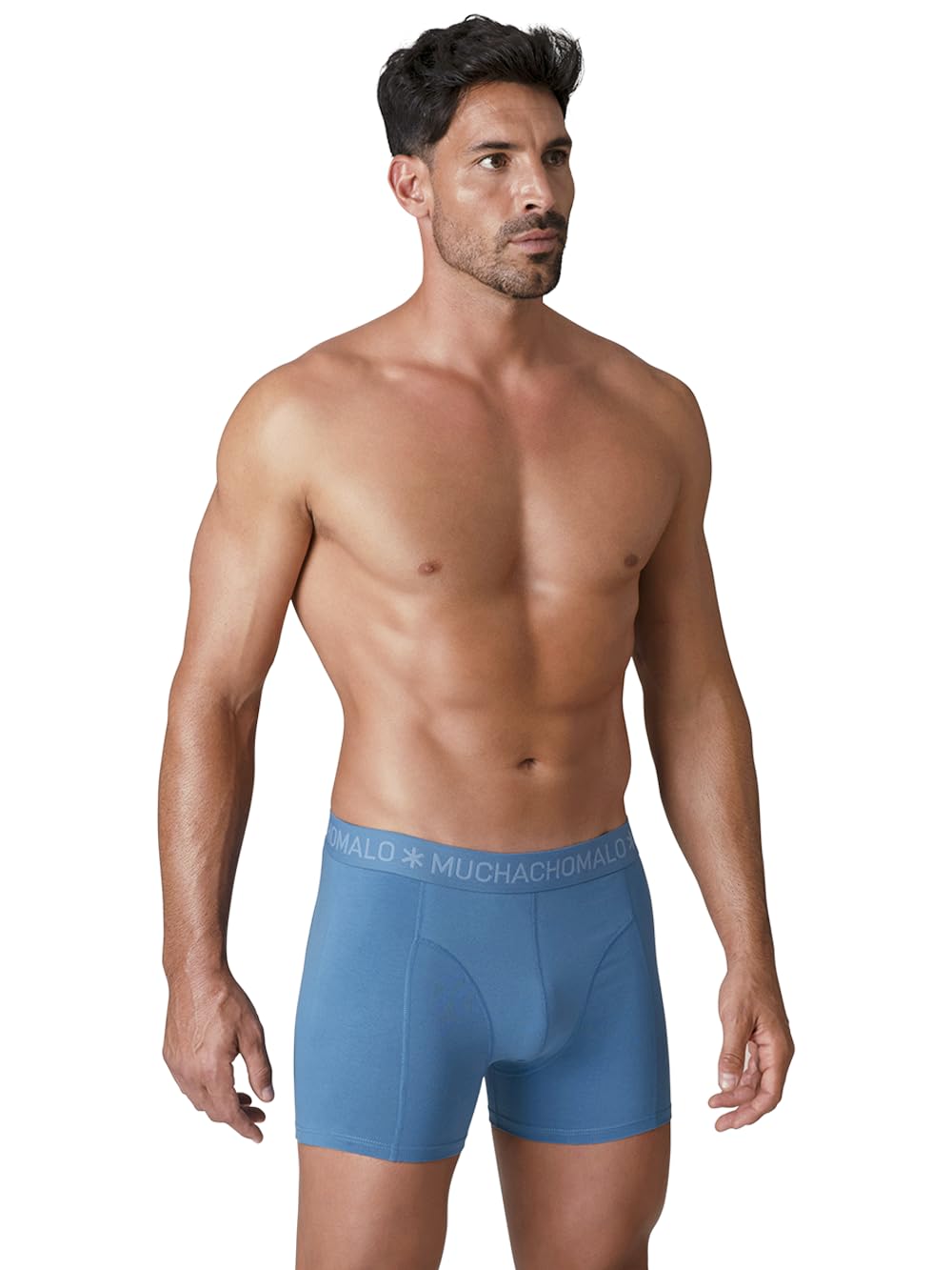 Muchachomalo Herren Boxershorts, Einfarbige Baumwoll Herrenunterwäsche, Multipack 6er Pack, Boxershorts Solid mit klassischer Passform, mit elastischem Bund