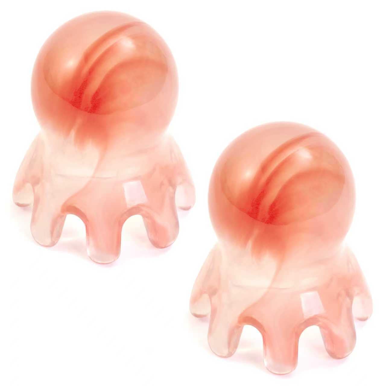 2 Pack Octopus Head Massager Comb Scalp Massager for Headaches Stress Relief Relief Point Massage Comb for Deep