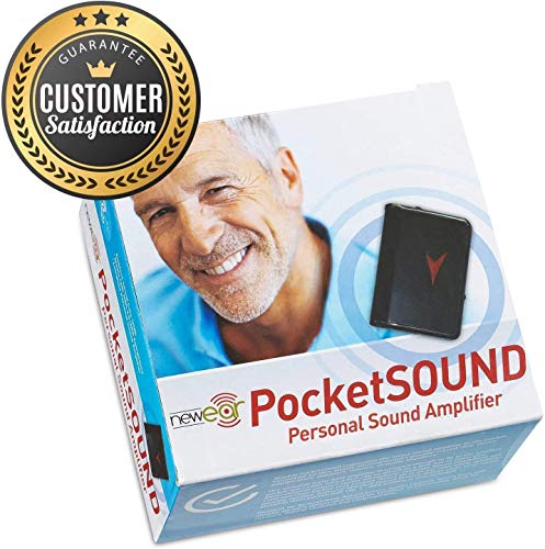 Personal Sound Amplifier - Audio Hearing Amplifier Device And Voice Enhancer Device For Sound Gain Of 50Db, Up To 100 Feet Away, Pocket Hearing Devices #TOP6
