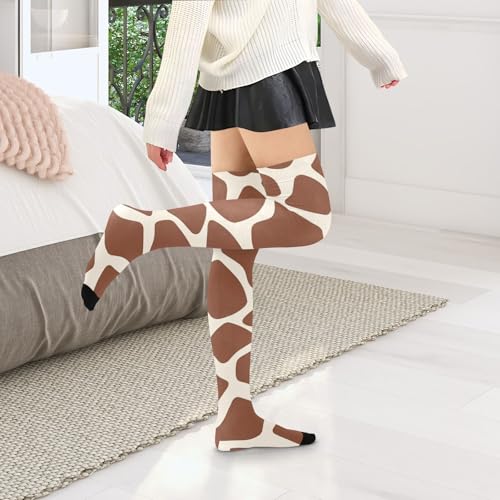 Image of Women's Thigh High Socks Long Over Knee Socks Thick Leg Warm Boot Stockings