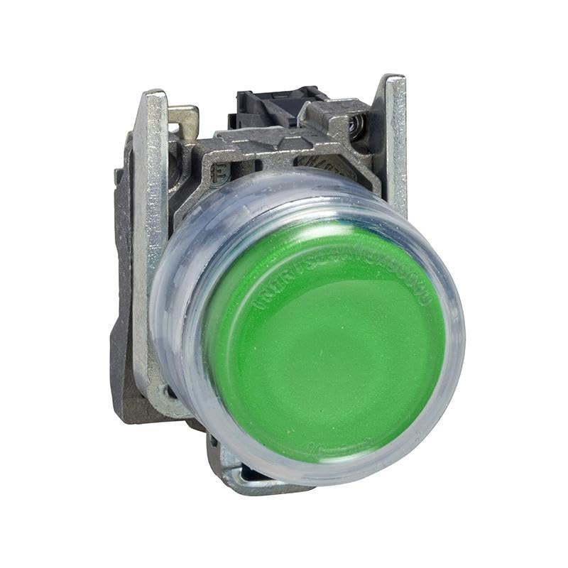 Bouton saillant XB4BP31 anti infiltration poussiere et eau pour armoire