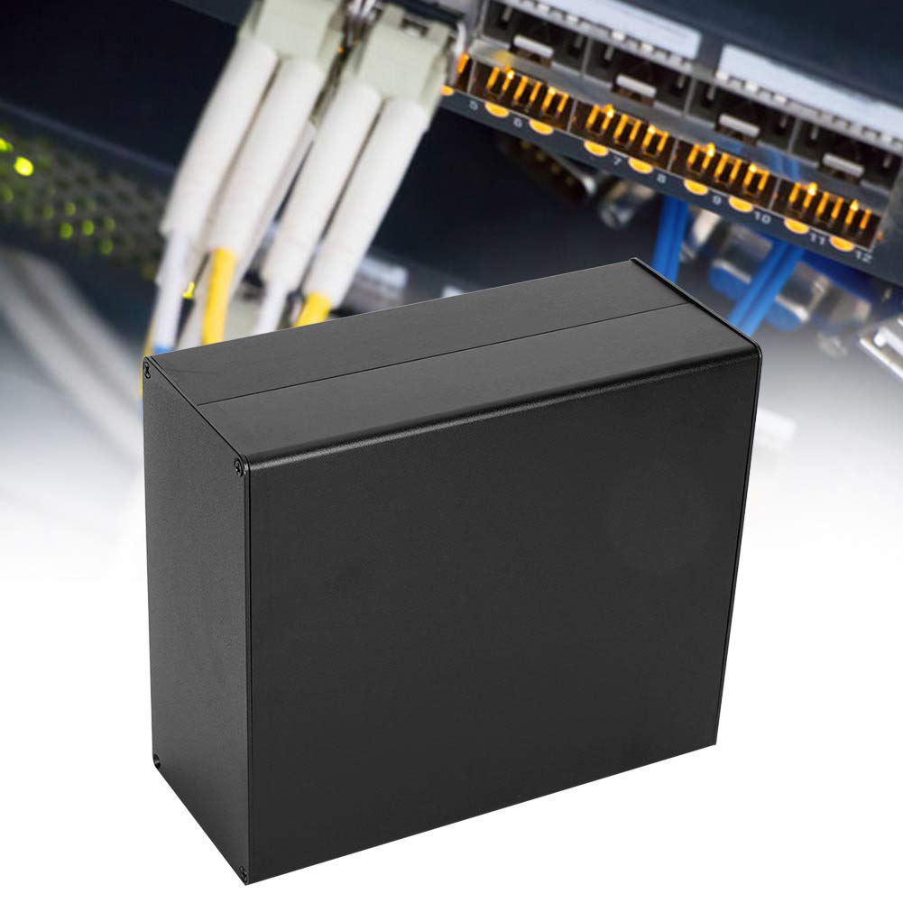 Ultima custodia in alluminio Custodia PCB Scatola di giunzione Accessori per scheda di circuito Nero sabbia per GPRS