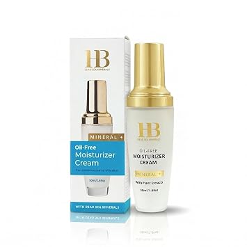 Health & Beauty Dead Sea Oil Free Moisturizer Cream for Oily Skin Lightweight Hydrating Face Cream with Minerals & Natural Extracts for Shine Control & Smooth Skin