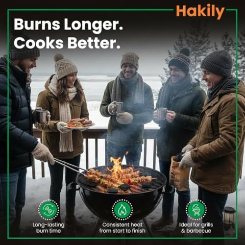 Image of Premium Charcoal Briquettes (All-Natural & Long-Lasting) Barbecue and Grill - for Coal for Cooking & Grilling| BBQ Koila for Camping & Cooking-2KG