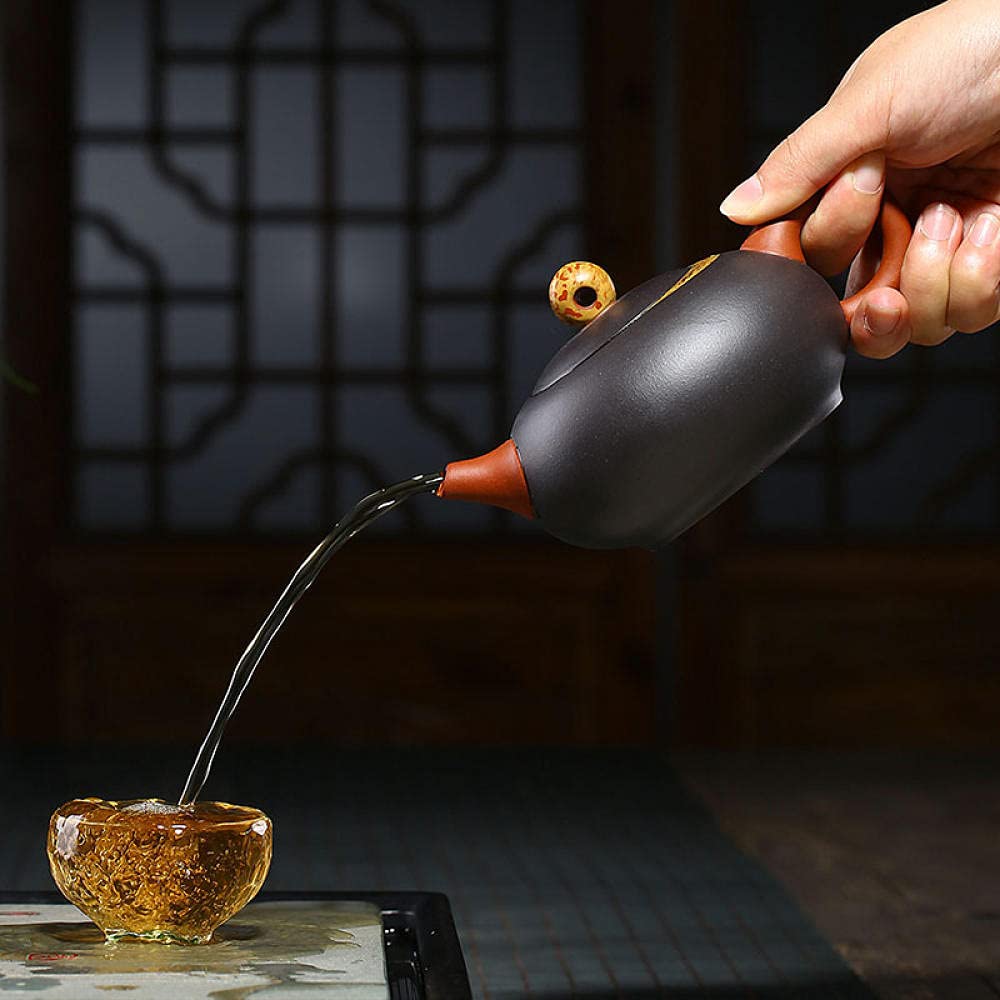 Czajniczek Zaparzacz Do Herbaty Czajniczek Ekspres Do Herbaty Fioletowy Clay Czajniczek Purpurowa Glina Handmade Chińska Herbata Zestaw Herbaty Kultura Picie Naczynia Księżyc Shadow Xishi Teapot