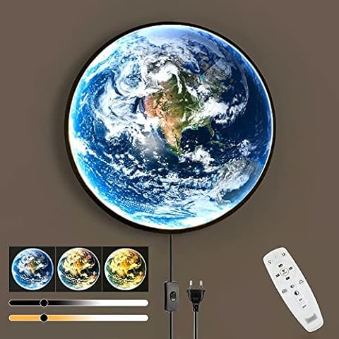 Lámpara de pared OOWOKS LED regulable con mando a distancia Cover