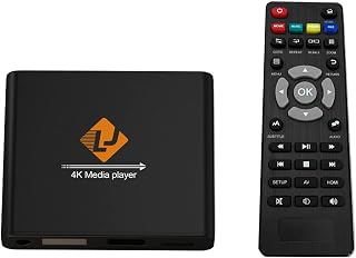 Yaazero X8 4K Digital Media Player TV Box Advering Hine TF Card U Disk Playback H.265/HEVC Loop Play Auto Play with Remote Control