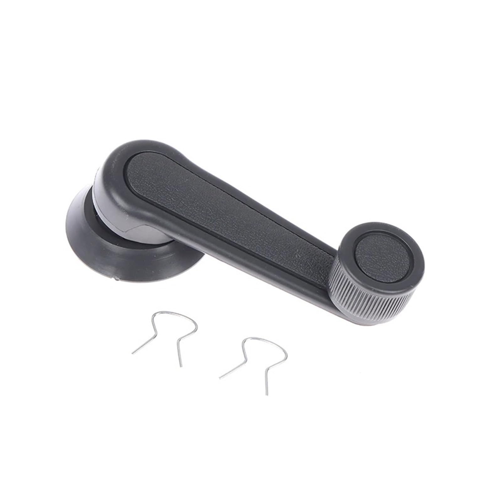 Vavgkdkpzb Grey Power Window Lifter Assembly 1Pc Universal Car Window Connect Winder Handle Crank Door Lever Hand Replacement Auto Front Passengerwithout(Grey)